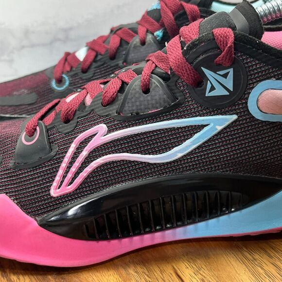 Mens Size 9-Li-Ning Jimmy Butler 1 Sneakers Multi BOOM Insole VICE CITY Miami - Picture 2 of 11